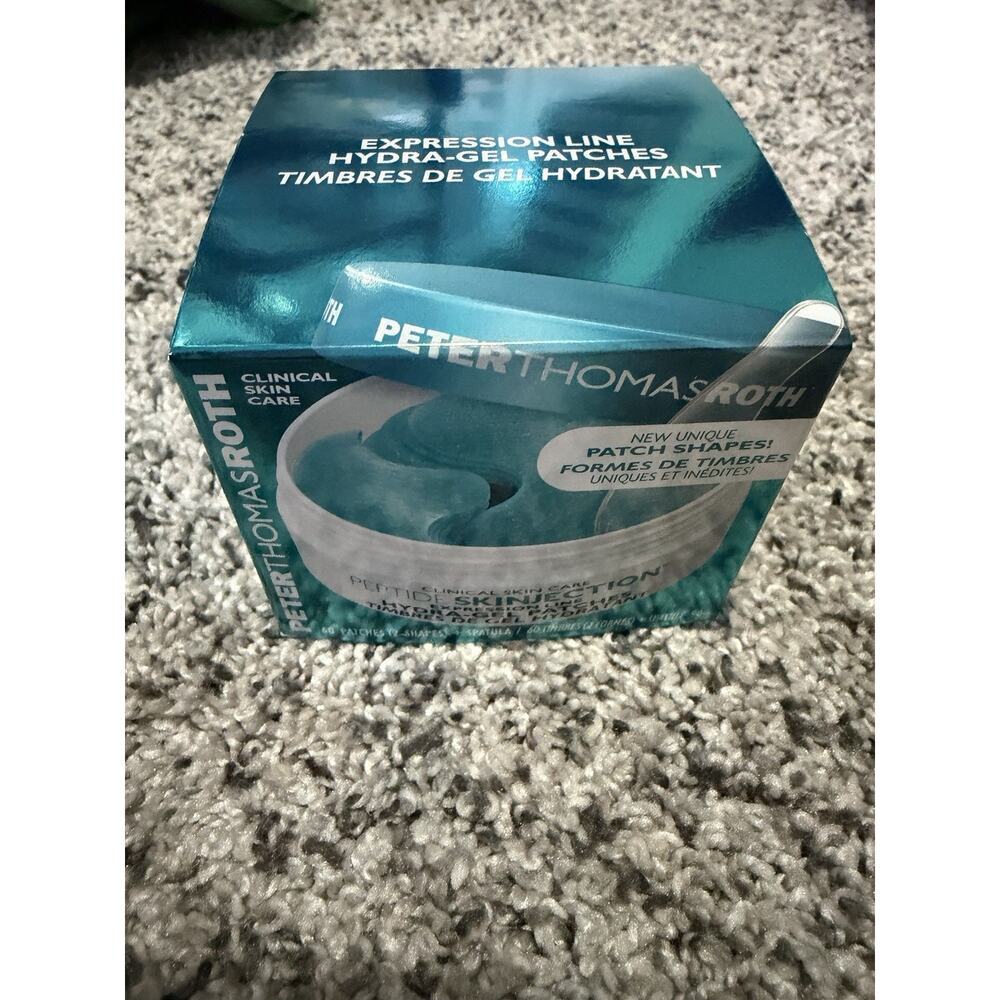 Peter Thomas Roth Peptide Skinjection Hydra-Gel Eye Patches 60 Ct New Other